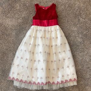 Bonnie Jean girls Christmas dress.